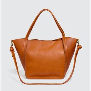 Madewell Large Sydney Tote in Burnished Caramel